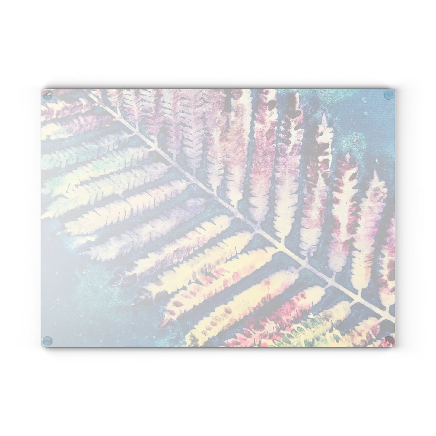 Glass Cutting Board (Colorful Botanical)