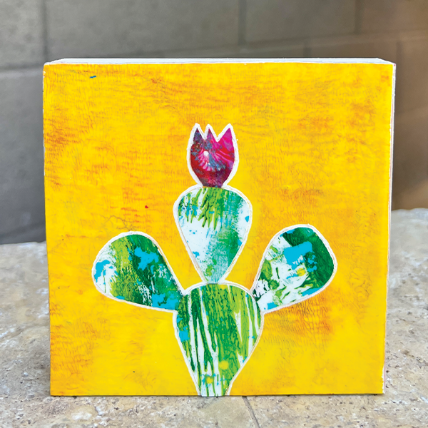 Colorful Cactus Collages