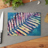 Glass Cutting Board (Colorful Botanical)