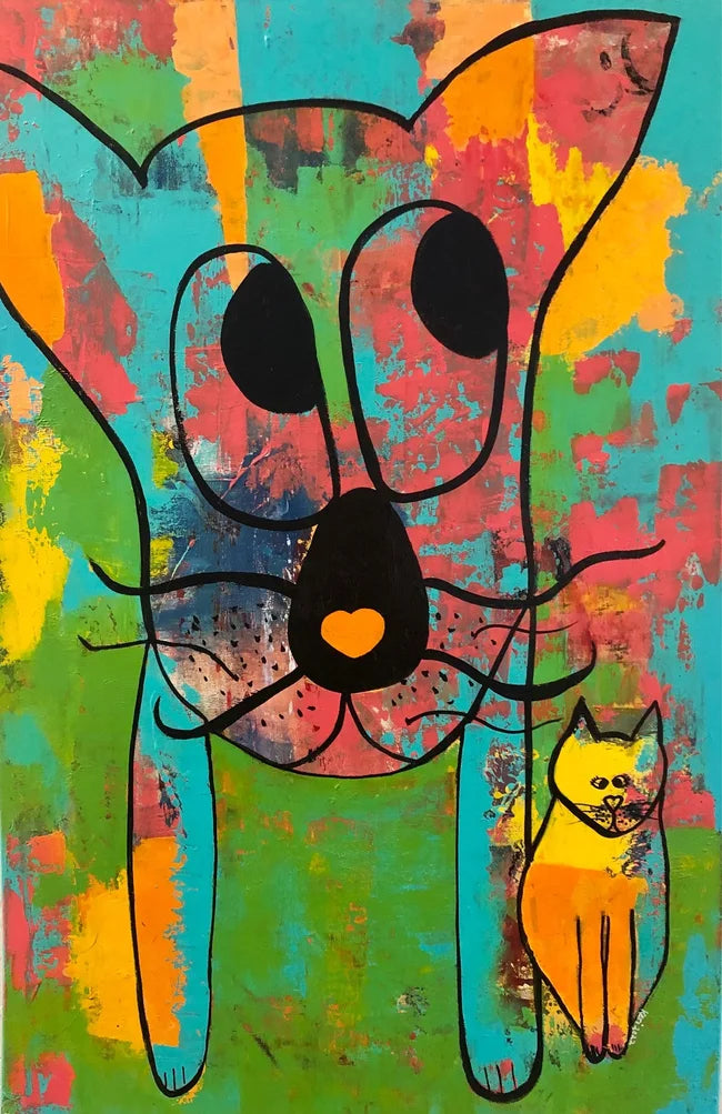 THE WHIMSICAL DOG & TAPERED CAT